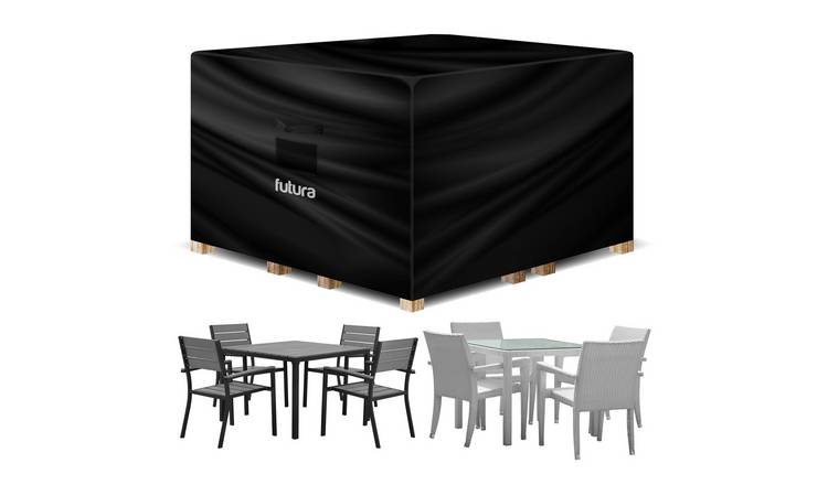 Futura Square Waterproof Premium Garden Furniture Cover 200cm - Black
