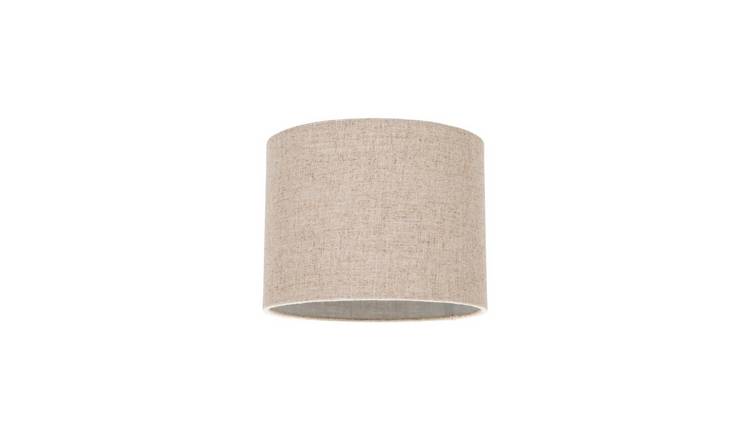 Happy Homewares Natural Linen in Oatmeal - Diameter Lampshade - 20cm