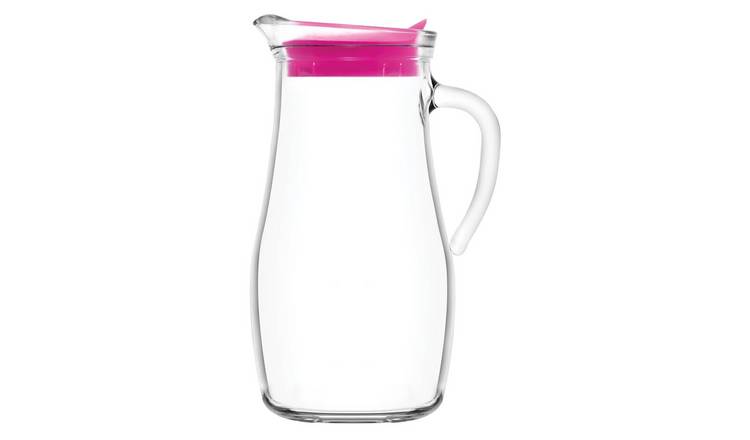 LAV Misket Glass Water Jug with Silicone Lid