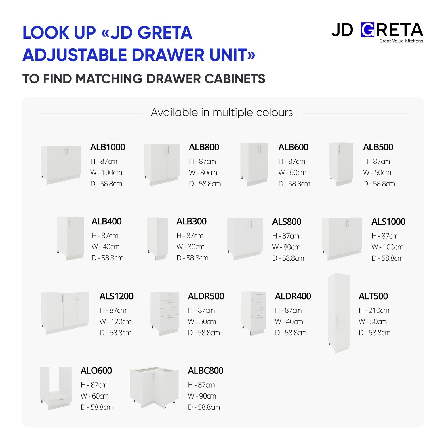JD Greta 900mm Adjustable Leg Base Corner Cabinet with 2 Doors - White Matt - Image 4