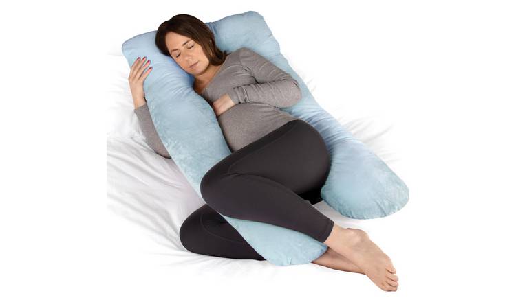 Dreamcatcher U Shape Memory Foam Pregnancy Pillow 125cm - Blue