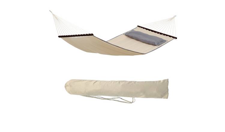 Amazonas American Dream Double Cotton Spreader Bar Hammock – Sand