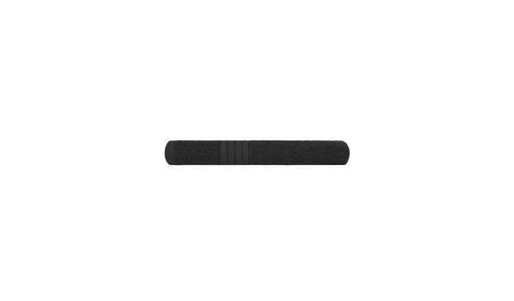OHS Plain Pure Cotton Bath Sheet - 90 x 150cm - Black