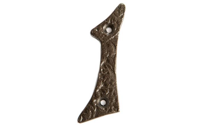 Hammer & Tongs Rustic Iron Numeral - Number 1 - Raw