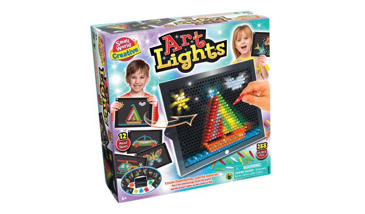 Small World Toys Art Lights Craft Set