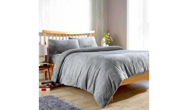 New Edge Blinds Original Teddy Grey Duvet Set - Super King