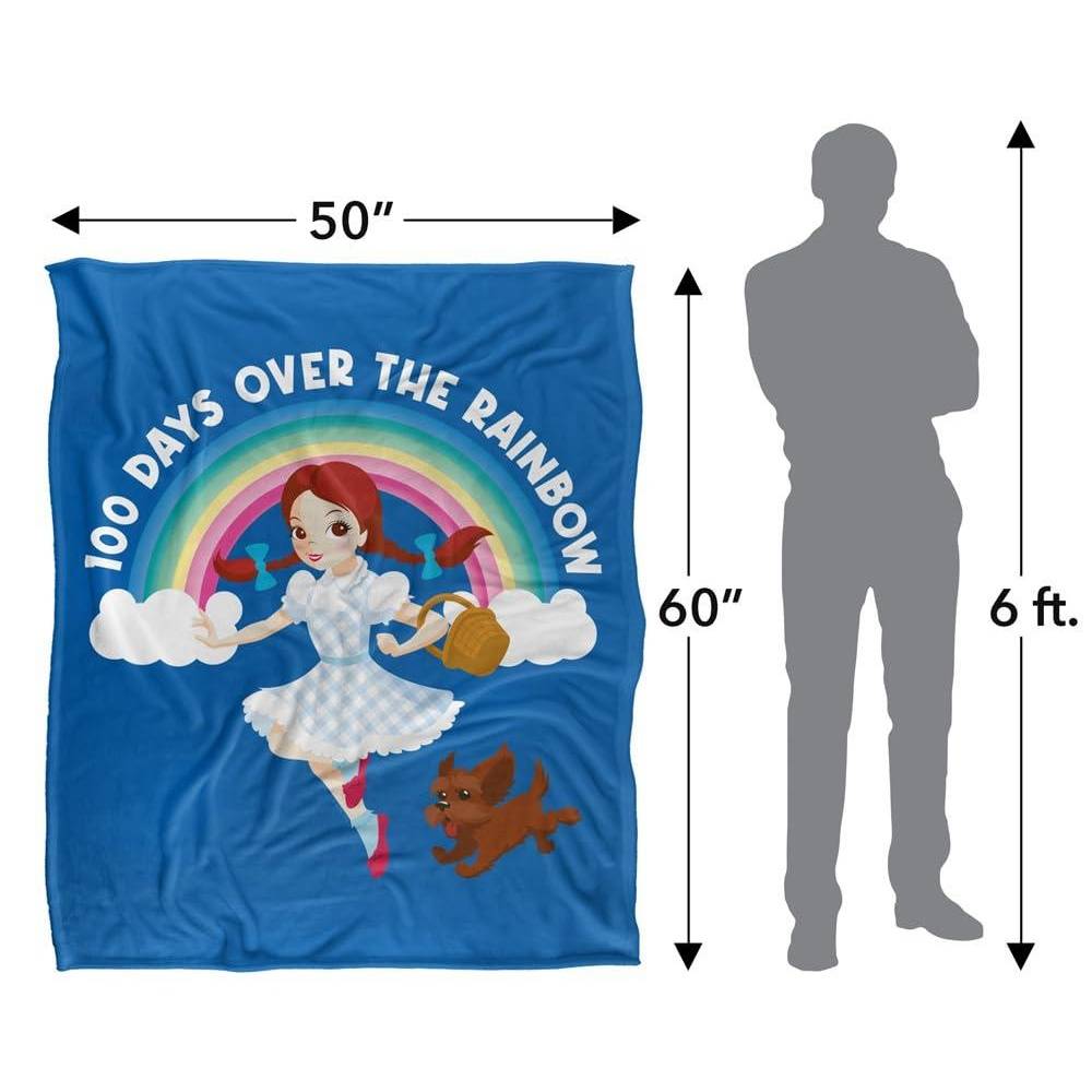 Wizard Of Oz 100 Days Over The Rainbow Blanket - 152cm x 127cm - Image 4