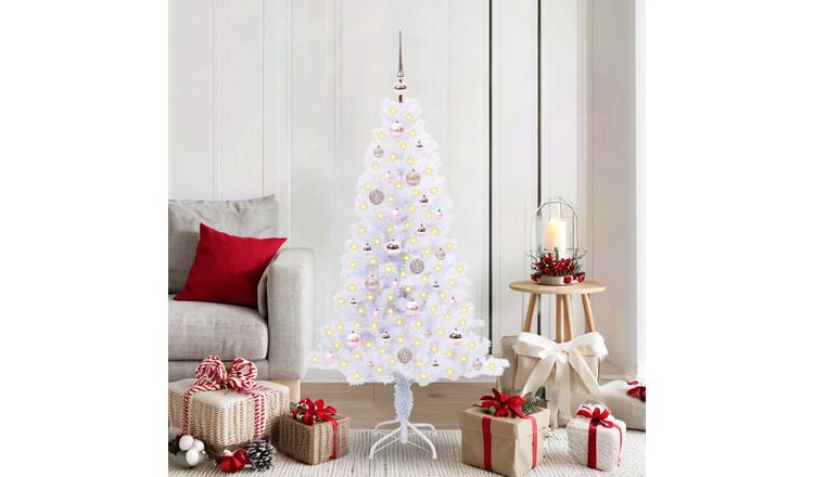 Walplus 150 LED Fairy Lights Artificial Christmas Tree - White - 150 cm