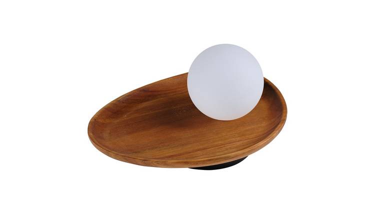 Osram Decor Acacia Nest G9 Natural Style Bedside Table Lamp - Brown