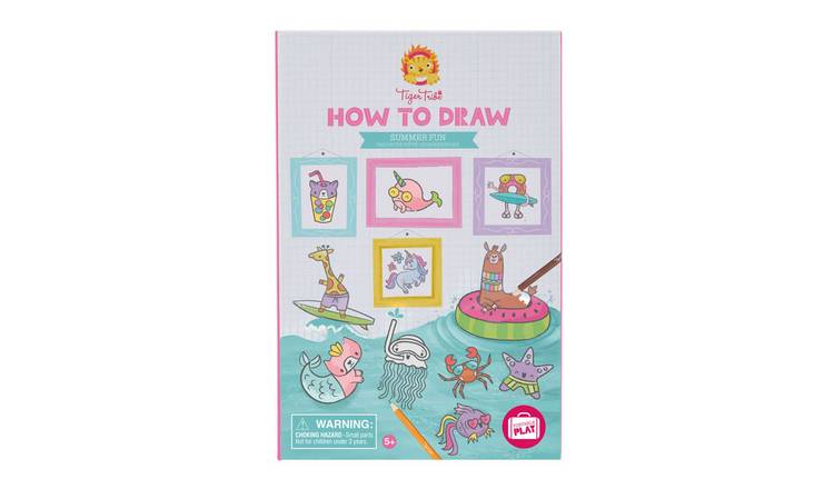 Tiger Tribe How to Draw - Summer Fun 5 Years +