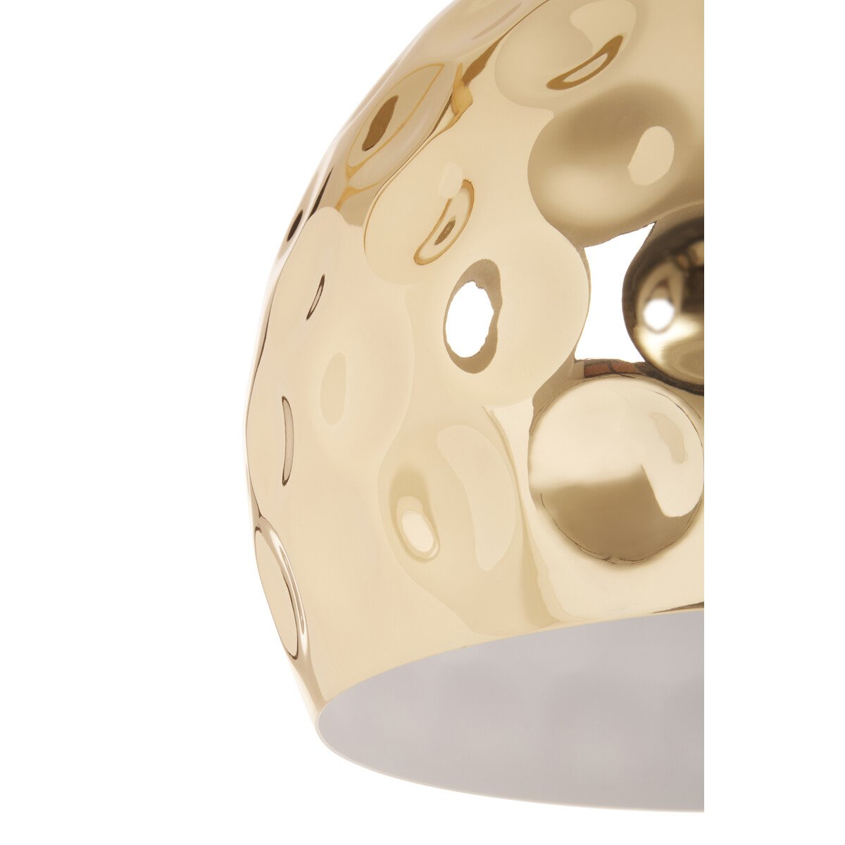 Orsina Leni Metal Dome Pendant Light - Gold - Image 2