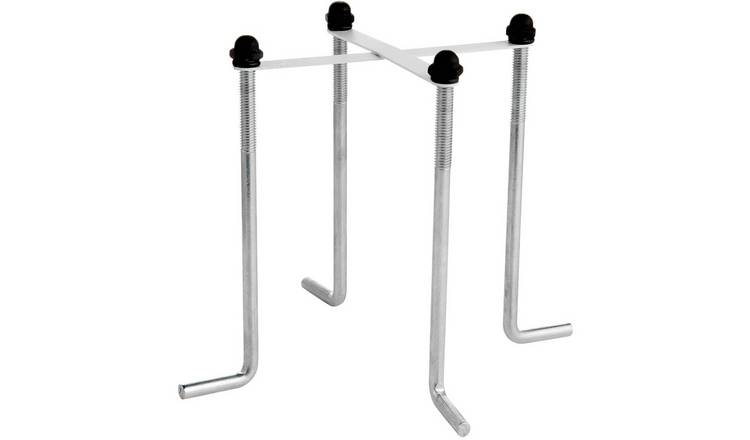 Loops Direct Galvanised Steel Root Mounting Kit - Steel