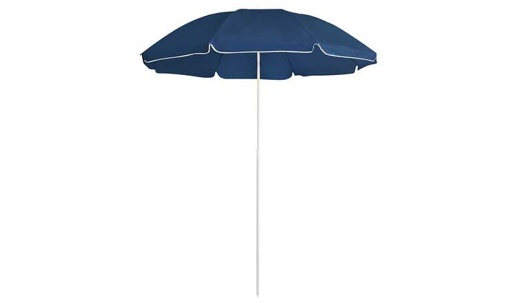 Walplus Polyester Garden Parasol - Blue - 176.5 x 200 cm