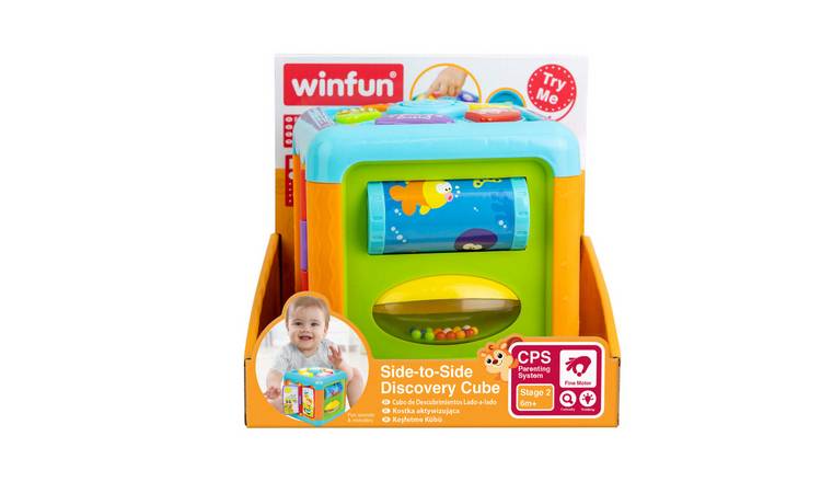 Winfun Side-to-Side Discovery Cube Interactive Toy