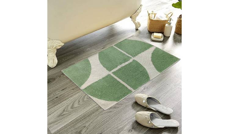 New Edge Blinds Stockholm Bath mat 80cm x 50cm - Green