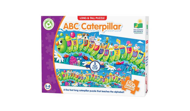 University Games ABC Caterpillar Jumbo Floor Puzzle - Multicolour