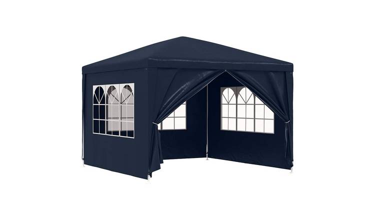 Walplus 3 x 3 m Garden Party Tent - Blue