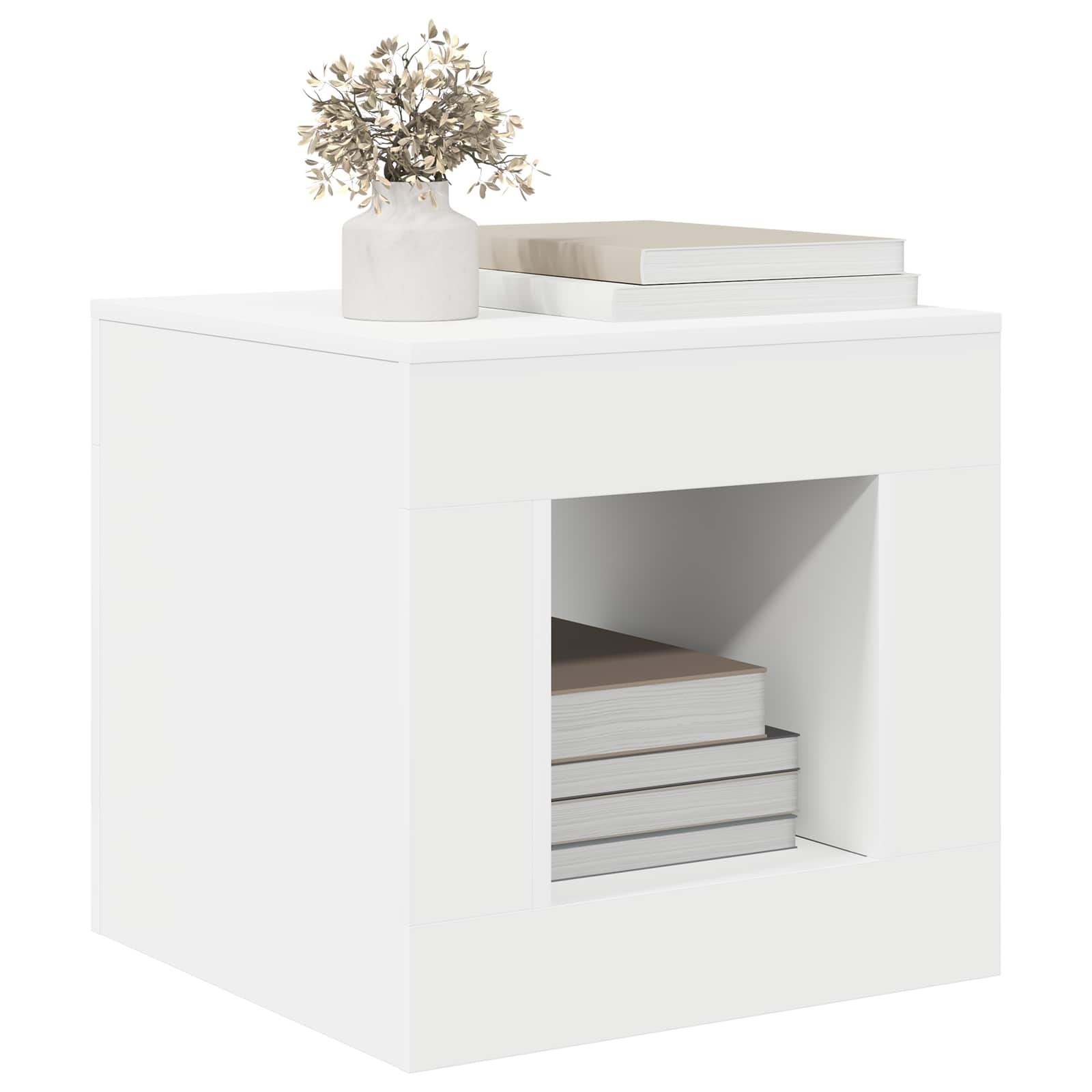 Walplus Coffee Table - White - 51.5 x 50 x 50 cm - Image 2