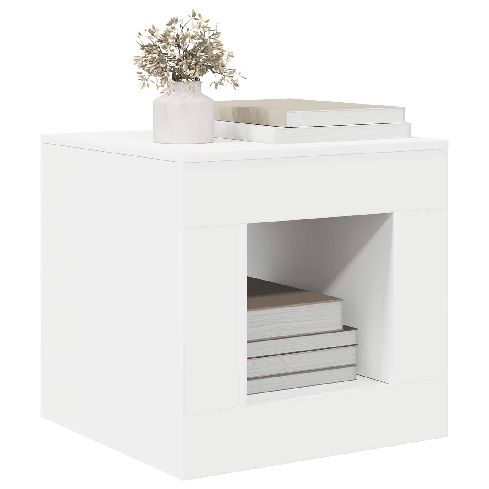 Walplus Coffee Table - White - 51.5 x 50 x 50 cm - Image 2