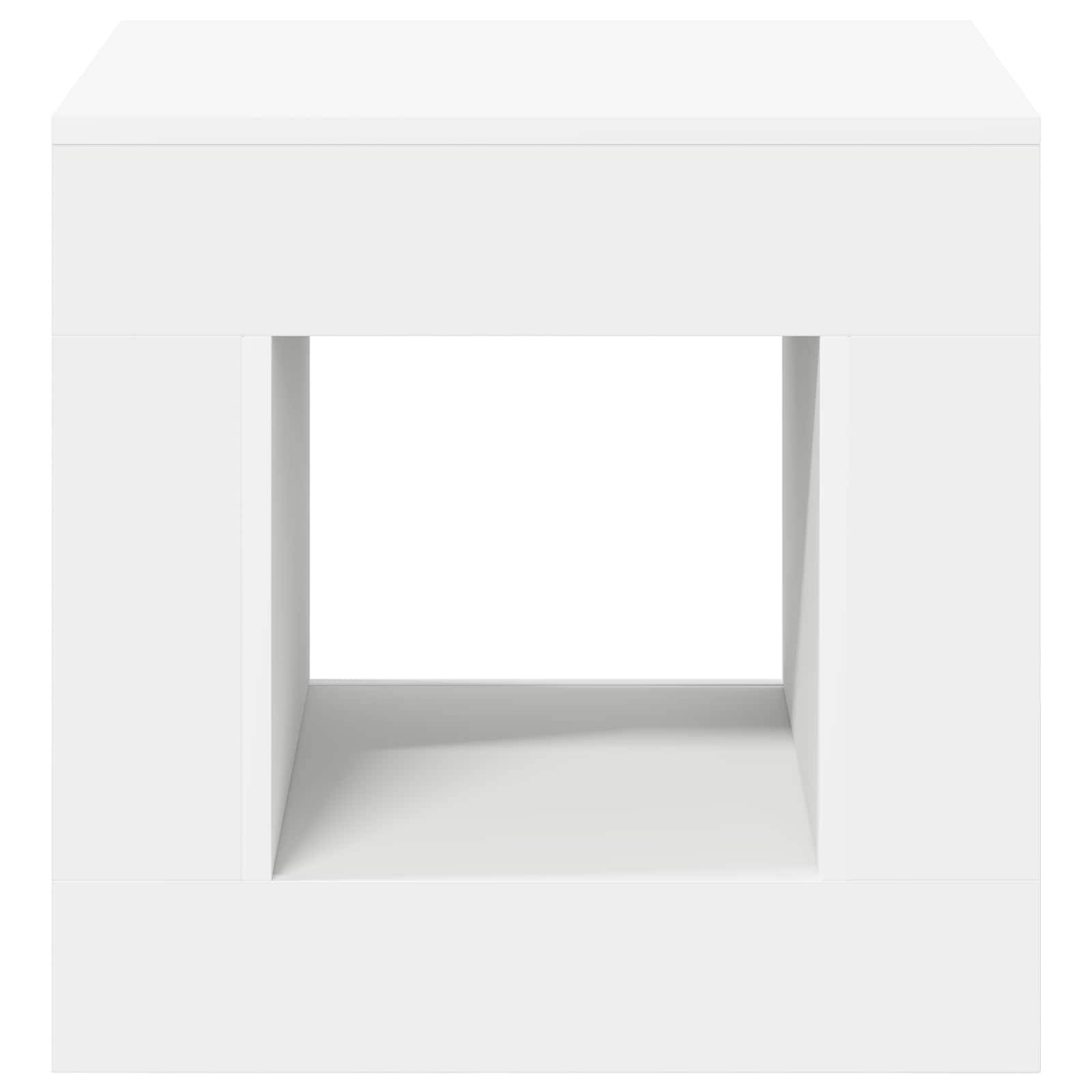 Walplus Coffee Table - White - 51.5 x 50 x 50 cm - Image 4