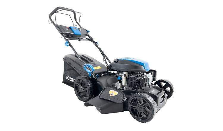 Hyundai 196cc Electric Start Self-Propelled Petrol Lawn Mower - 51cm