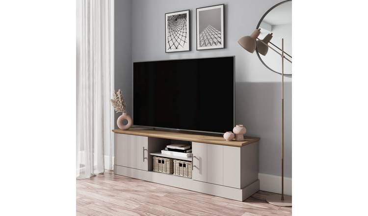 GFW Kendal Large TV Unit - Grey