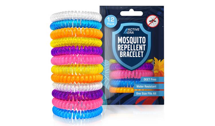 Active Era Mosquito Repellent Bands - 12 Pack - Multi-colour
