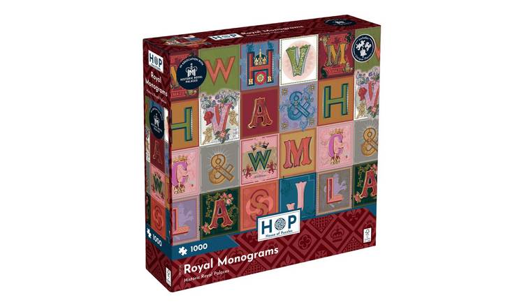 The House of Puzzles Royal Monograms 1000 Piece Jigsaw Puzzle