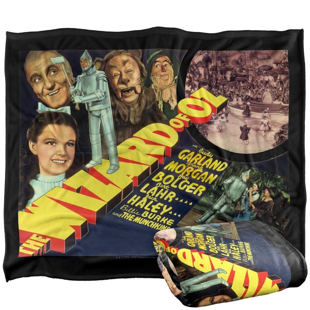 Wizard Of Oz Vintage Poster Soft Touch Blanket - 127cm x 152cm - Image 2