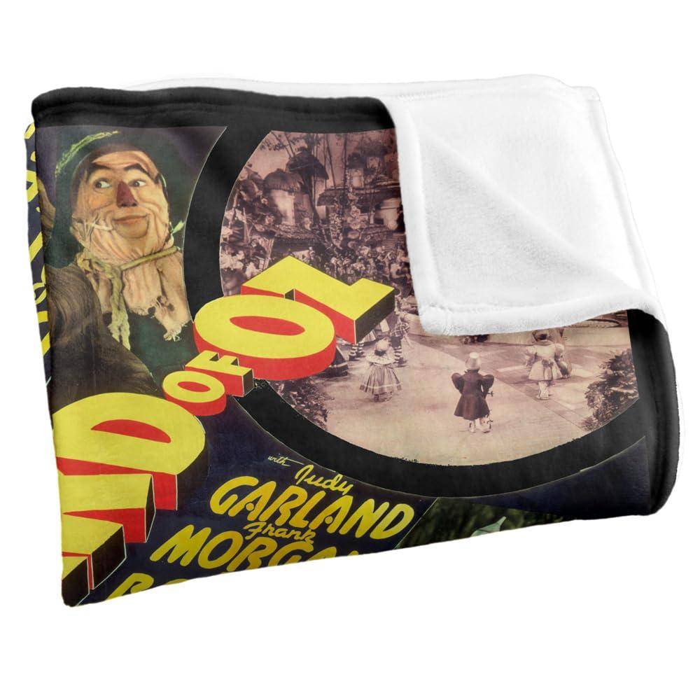 Wizard Of Oz Vintage Poster Soft Touch Blanket - 127cm x 152cm - Image 3