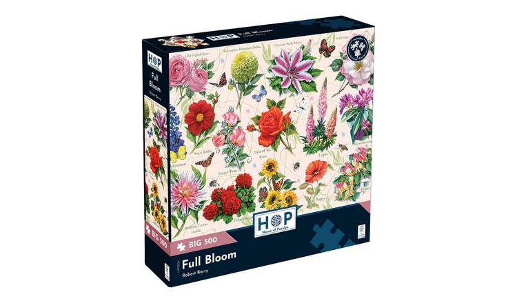 The House of Puzzles Full Bloom BIG 500 Piece Jigsaw Puzzle