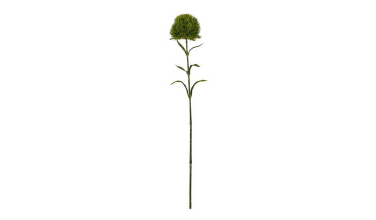 Hill Interiors Dianthus Artificial Plant - Dark Green