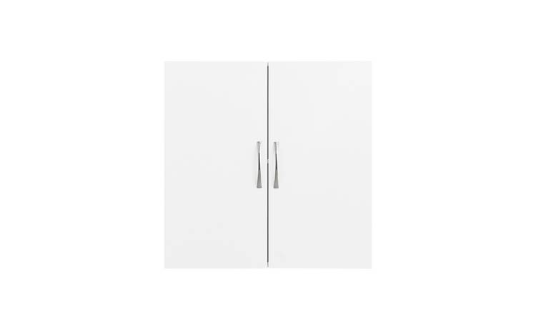 SoBuy 2 Door 1 Shelf Bathroom Storage Cabinet - White