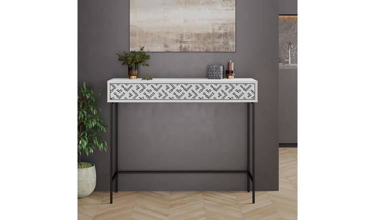 Decortie Heaton Console Table Sideboard - White