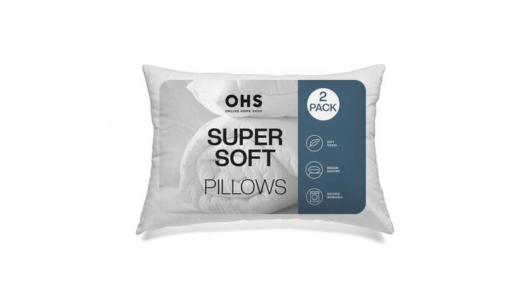 OHS 2 Pack Soft Touch Bounce Back Pillows
