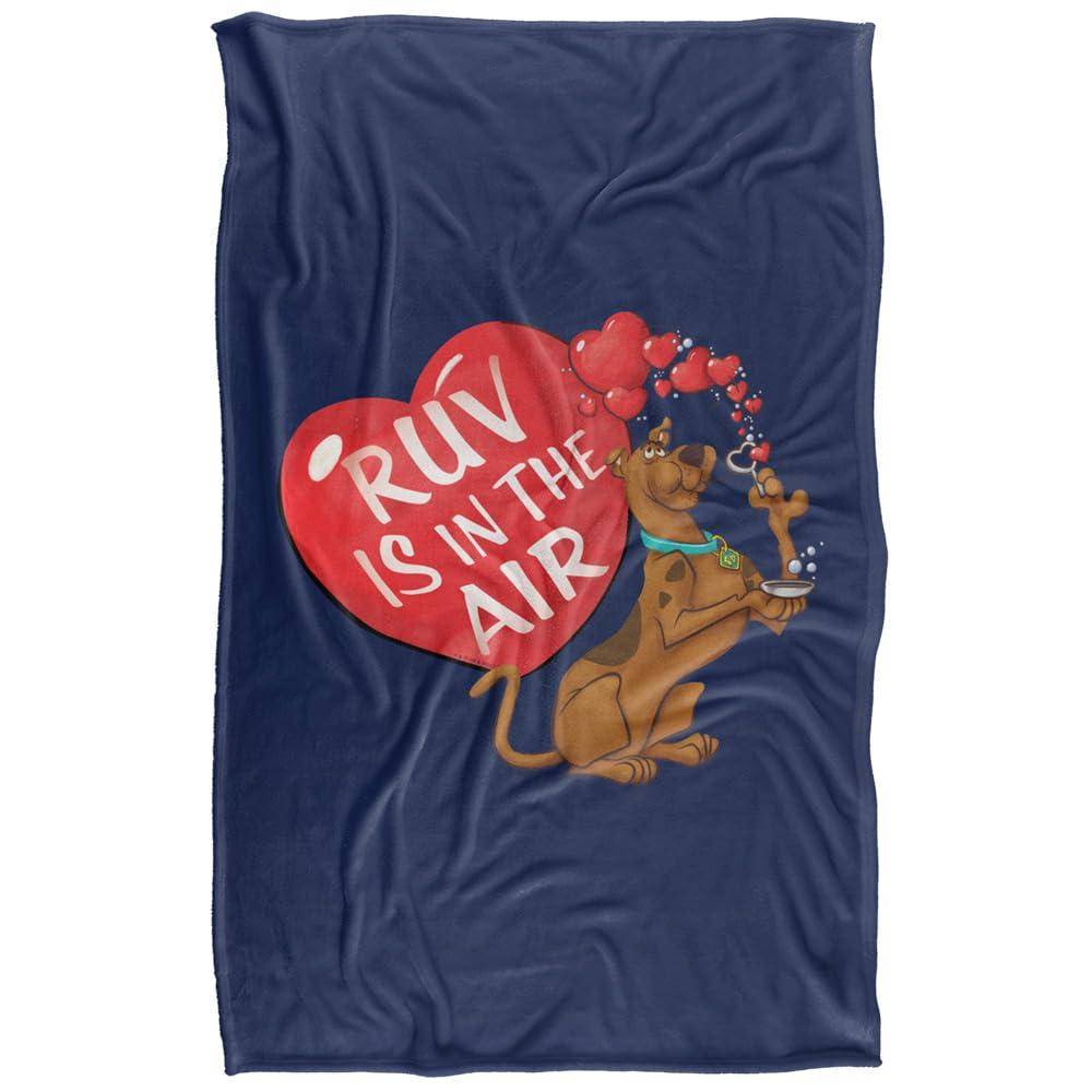Scooby Doo Ruv Is In The Air Valentine's Day Blanket - 152cm x 127cm - Image 1