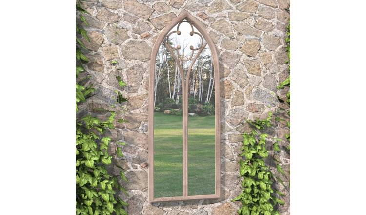 Walplus Iron Garden Mirror 3 cm Thick - Cream - 70 x 30 cm