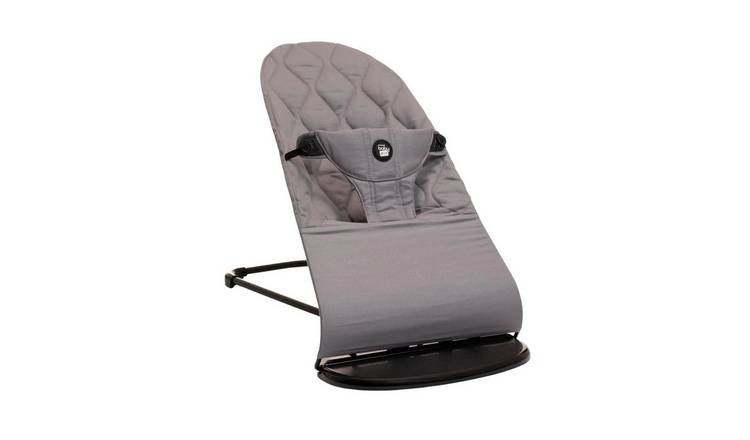 baby plus Bouncer with 3-position adjustable backrest - Grey