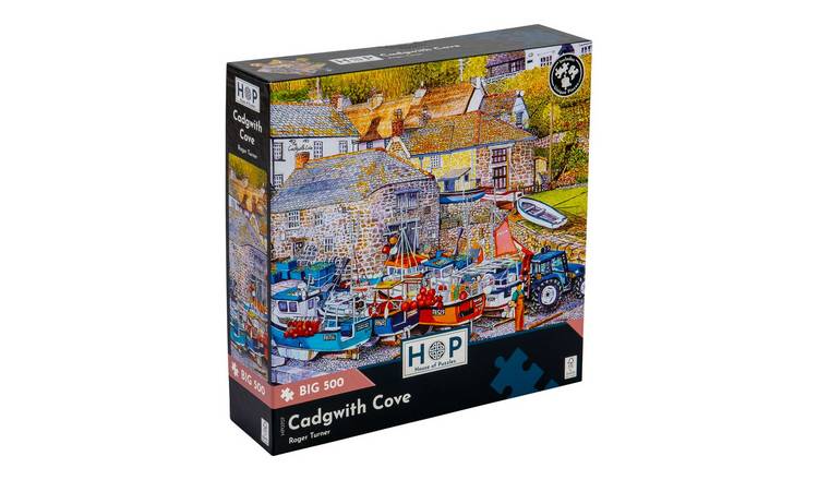 The House of Puzzles Cadgwith Cove BIG 500 Piece Jigsaw Puzzle