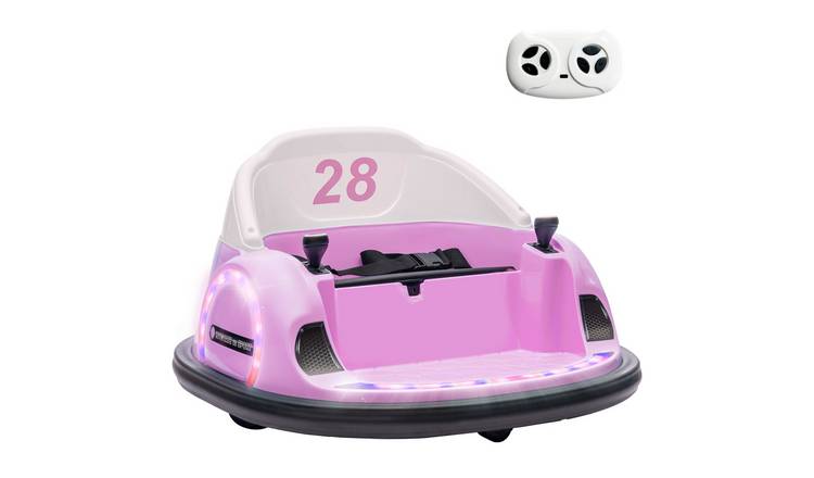 AIYAPLAY 12V 1.5 to 5 Years Remote Control 360 Rotation Bumper Car – Pink
