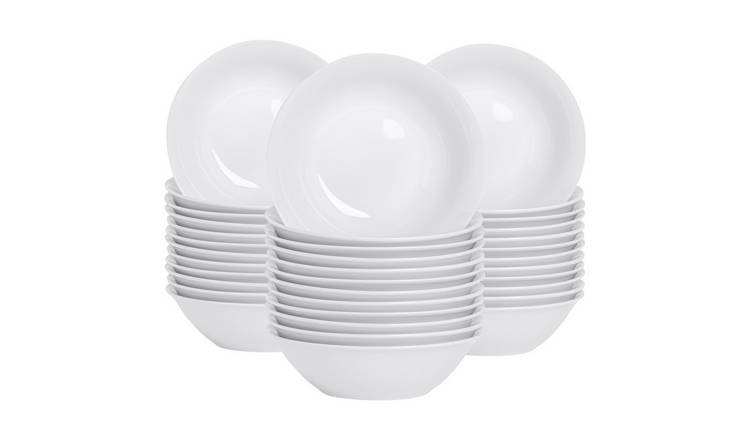 Argon Tableware Classic White Cereal Bowls - Pack of 36