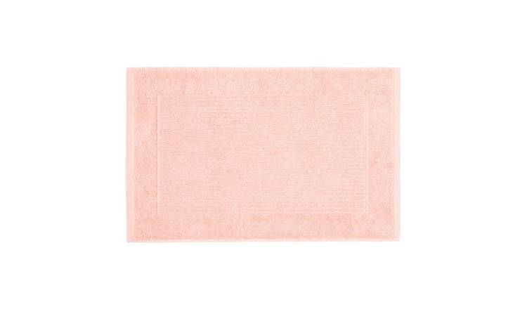 Homescapes Turkish Cotton Bath Mat - Peach