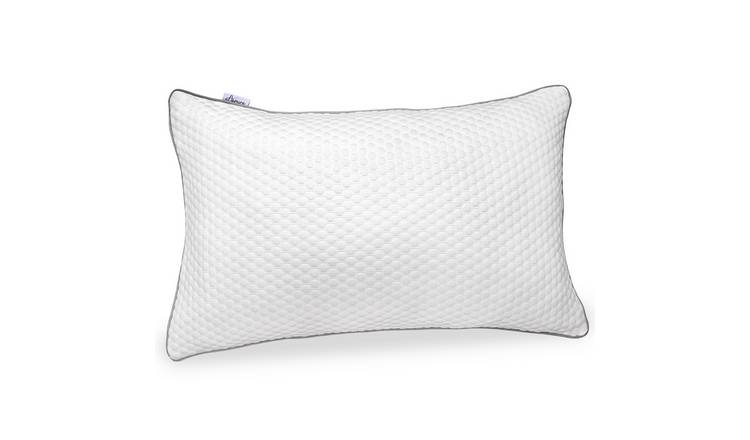 Aamira Medium Shredded Memory Foam Pillow - White