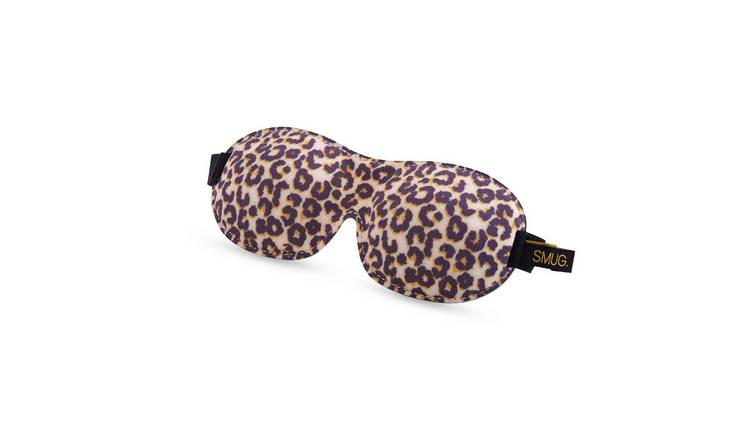 SMUG Contoured 3D Blackout Sleep Mask - Leopard Print