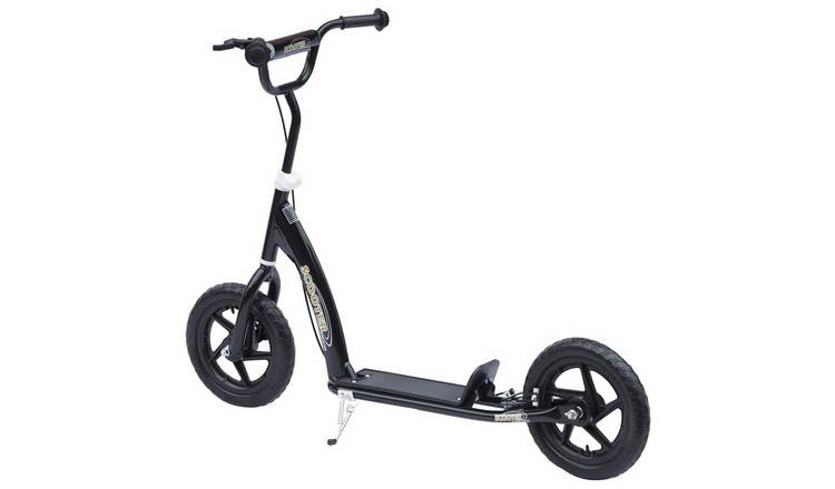 HOMCOM 5 to 12 Years 12 Inch Adjustable Kick Scooter – Black