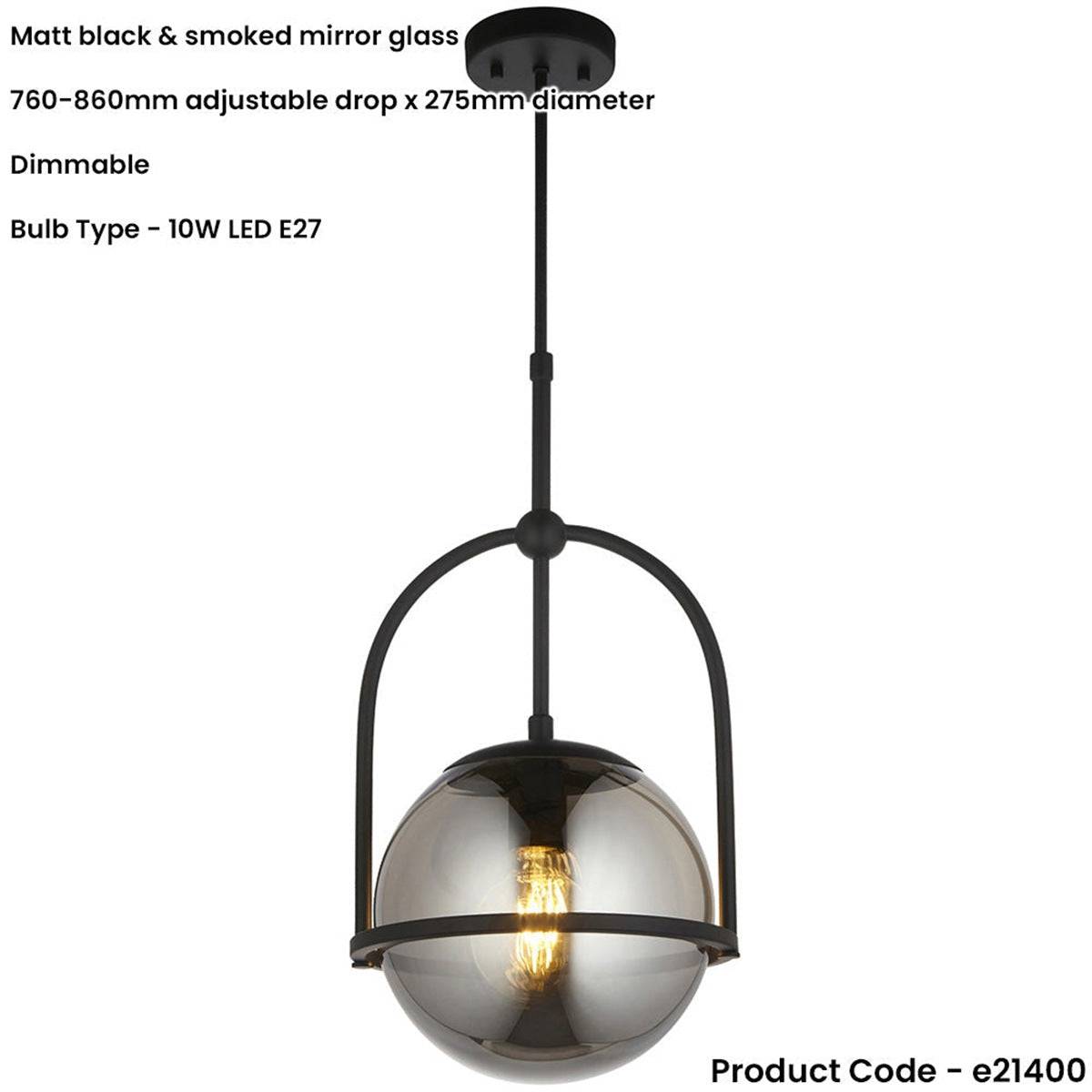 Loops Direct Steel LED Lighting Set - Matt Black - Image 2