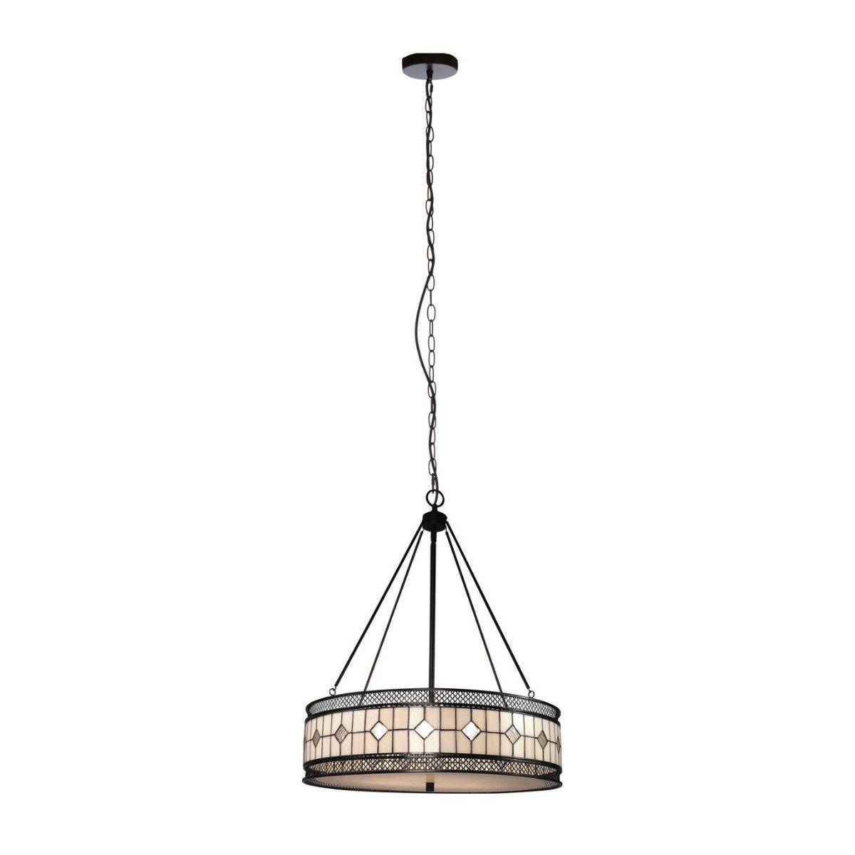 Orsina Waldorf Diamond Deco Pendant Light - Multicoloured - Image 1