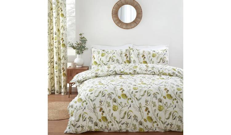 Sundour Grove Green Duvet Cover Set - Double