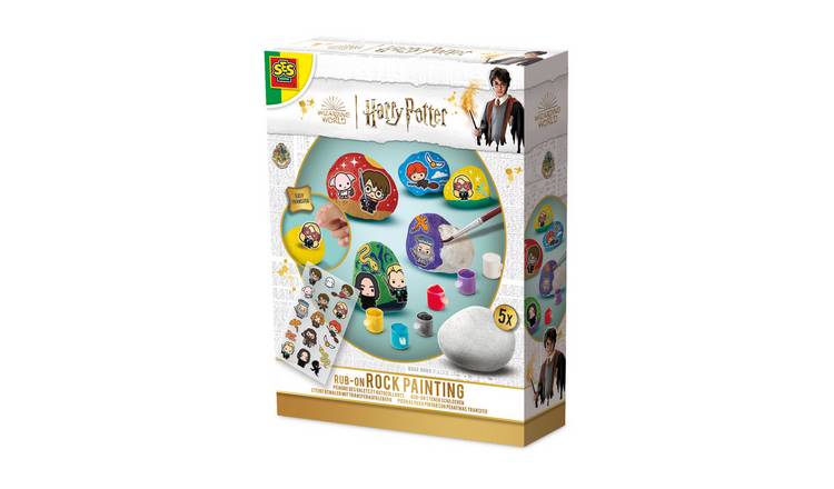 SES Creative Harry Potter Rub On Rock Painting Craft Set