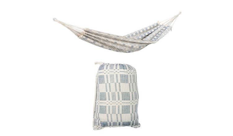 Amazonas Carioca Double Cotton Hammock – Azul Grey
